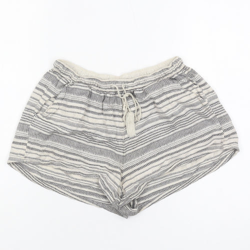 Abercrombie & Fitch Women's Multicoloured Striped Shorts S