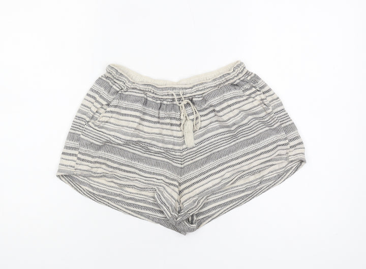 Abercrombie & Fitch Women's Multicoloured Striped Shorts S