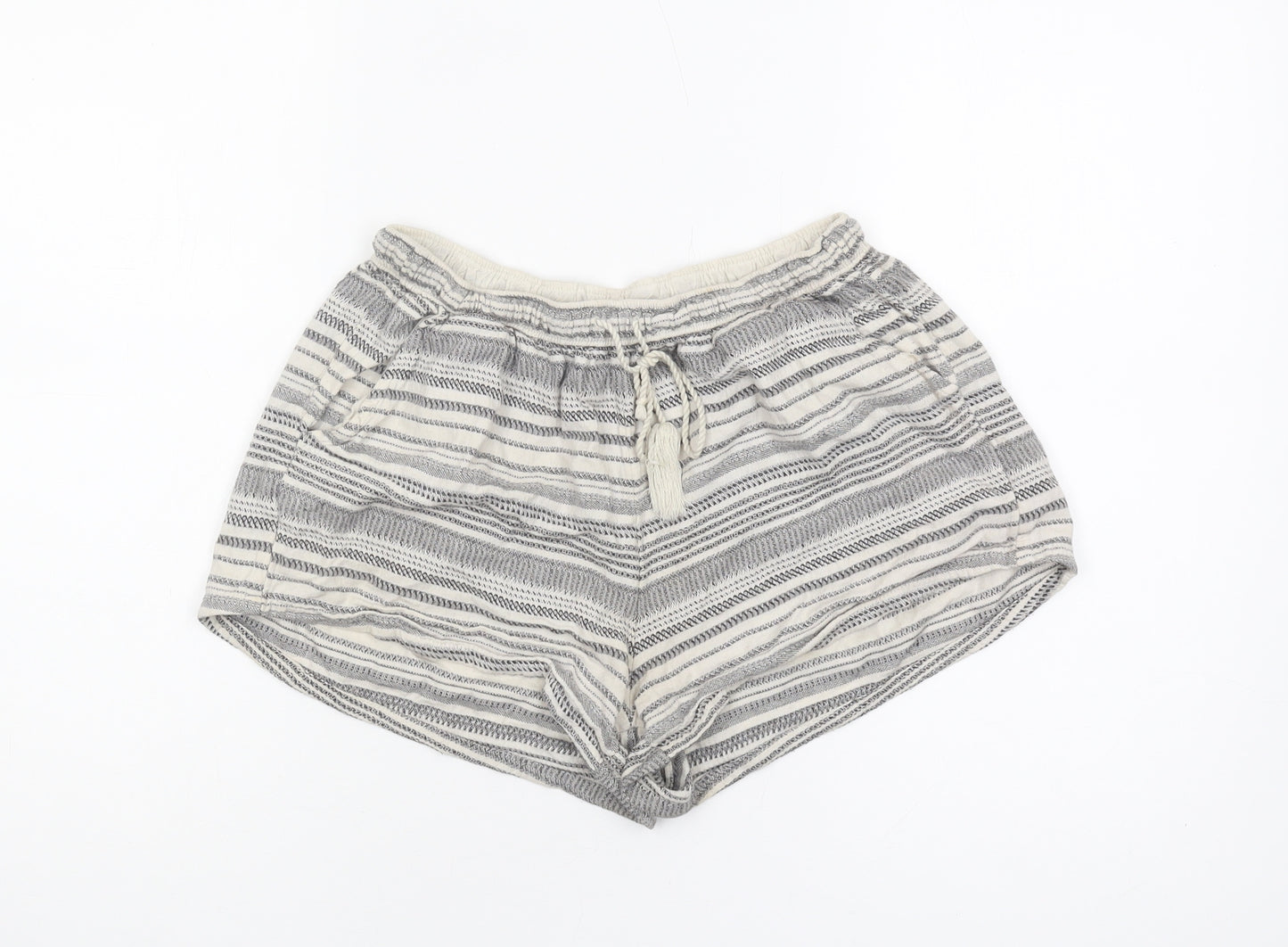Abercrombie & Fitch Women's Multicoloured Striped Shorts S
