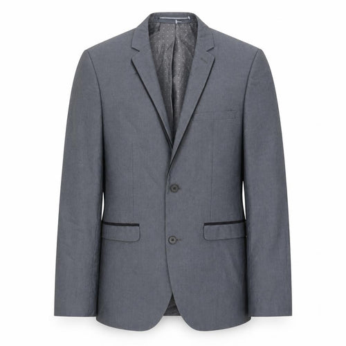 Burton Mens Grey Slim Fit Blazer - Men's Jacket 38R