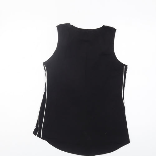 Marks and Spencer Women's Black Tank Top Size 12