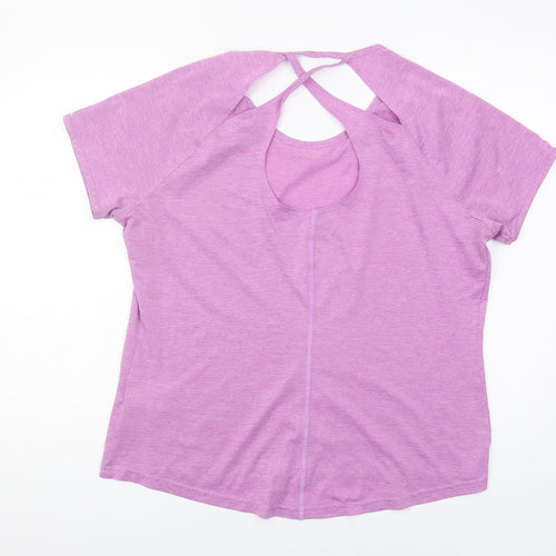 Marks and Spencer Women's Pink T-Shirt, Size 14, Casual Wear