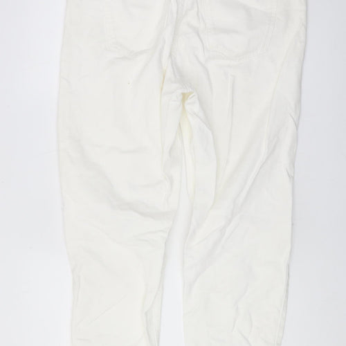 Next Women's White Distressed Jeans Size 14