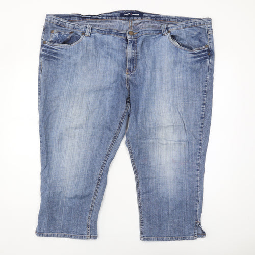 East Coast Men's Blue Bermuda Denim Shorts Size 28