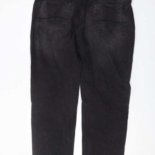 Marks and Spencer Men's Black Straight Jeans Size 42