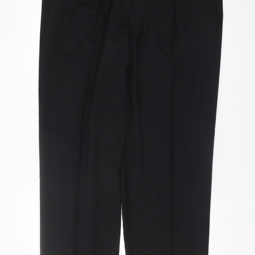 Marks & Spencer Men's Black Wool Trousers XL