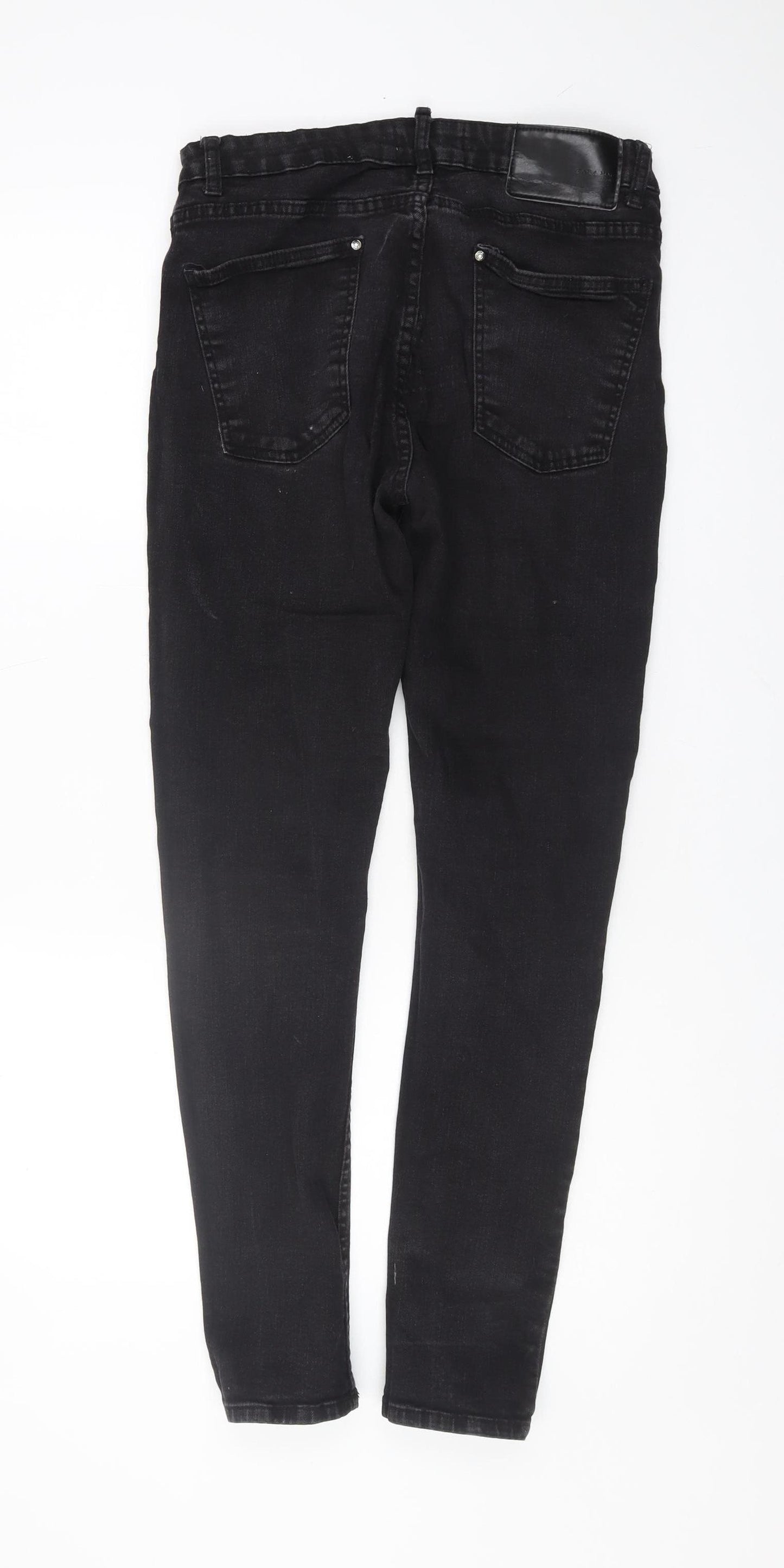 Zara Black Skinny Jeans - Women's Size 14 Stretch