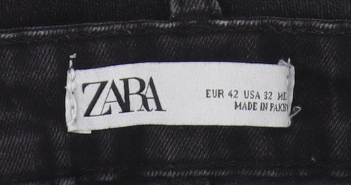 Zara Black Skinny Jeans - Women's Size 14 Stretch