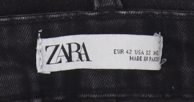Zara Black Skinny Jeans - Women's Size 14 Stretch