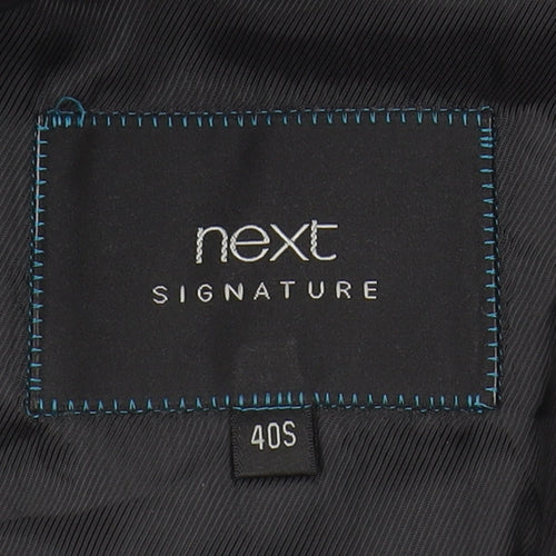 Next Men's Black Wool Blazer 40S Formal Jacket
