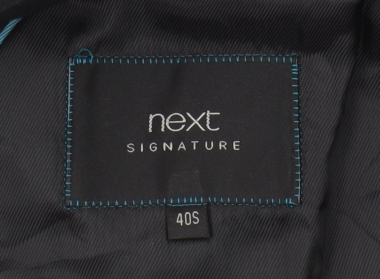 Next Men's Black Wool Blazer 40S Formal Jacket