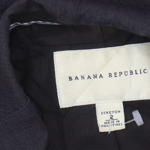 Banana Republic Women's Blue Slim Fit Blazer Size 2