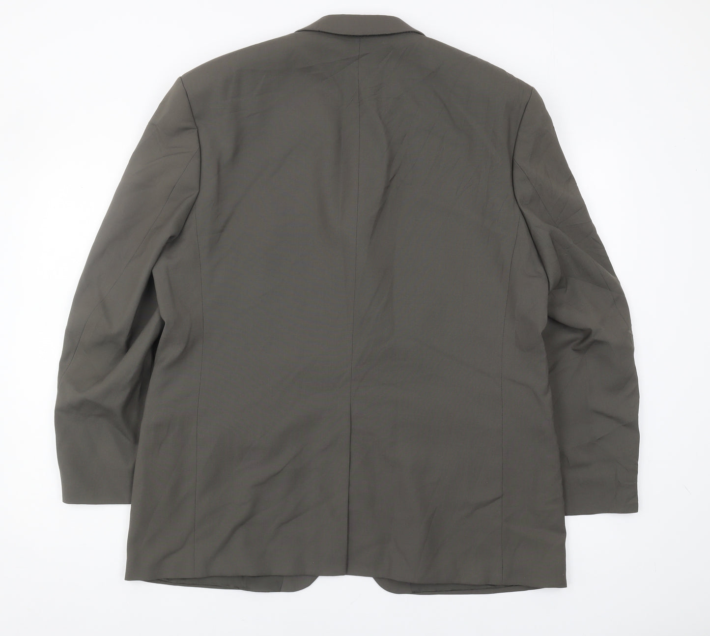 Pinstripe Men's Grey Blazer 42 Short Formal Jacket