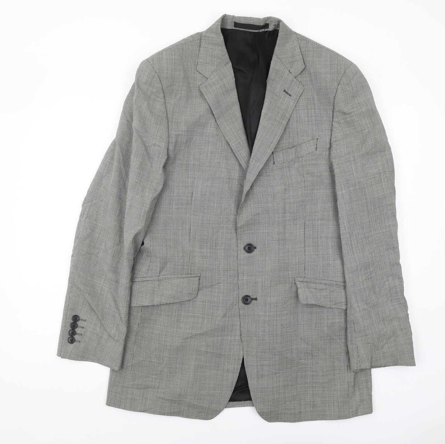 Marks and Spencer Men's Black White Blazer 40L