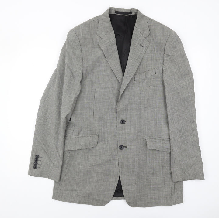 Marks and Spencer Men's Black White Blazer 40L