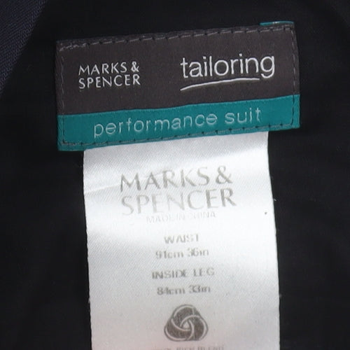 Marks and Spencer Men's Black Dress Pants 36