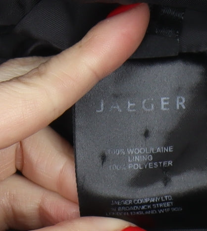 Jaeger Men's Grey Wool Blazer 40R Classic Style