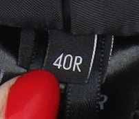 Jaeger Men's Grey Wool Blazer 40R Classic Style