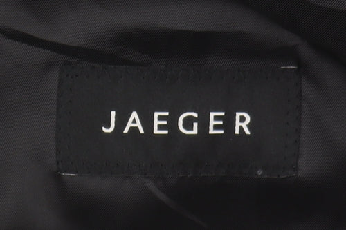 Jaeger Men's Grey Wool Blazer 40R Classic Style