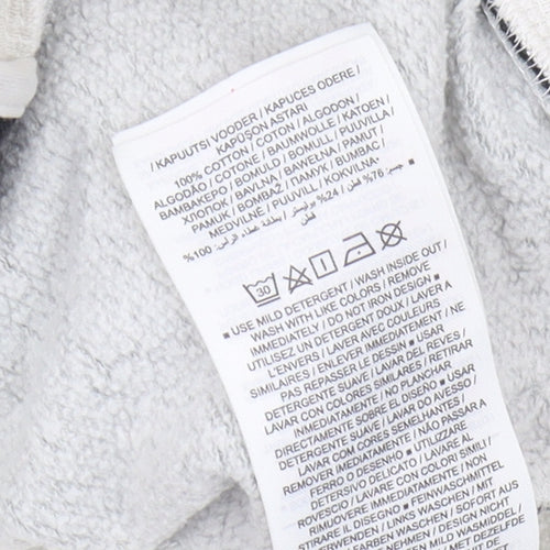 Nike Boys White Full Zip Hoodie M - Sports Casual Gym