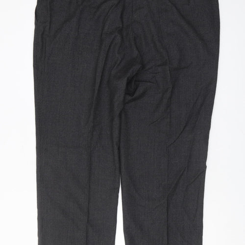 Marks and Spencer Grey Wool Dress Pants 44 in Men's