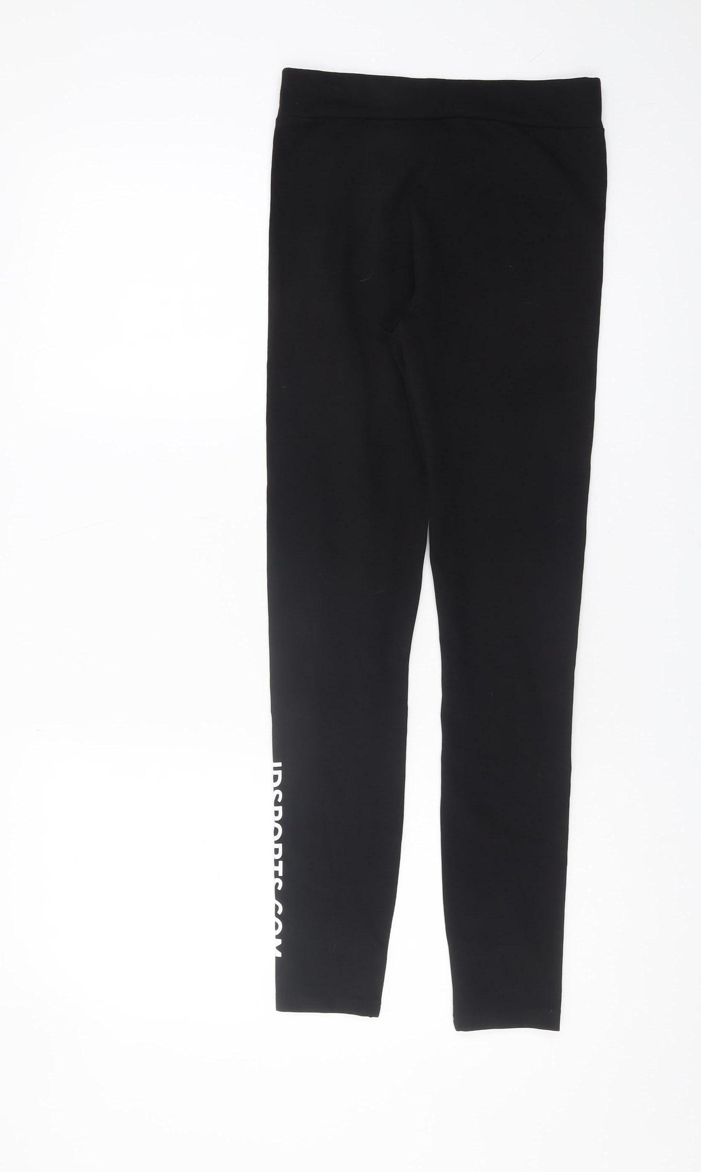 JD Sports Women's Black Ankle Leggings Size 8