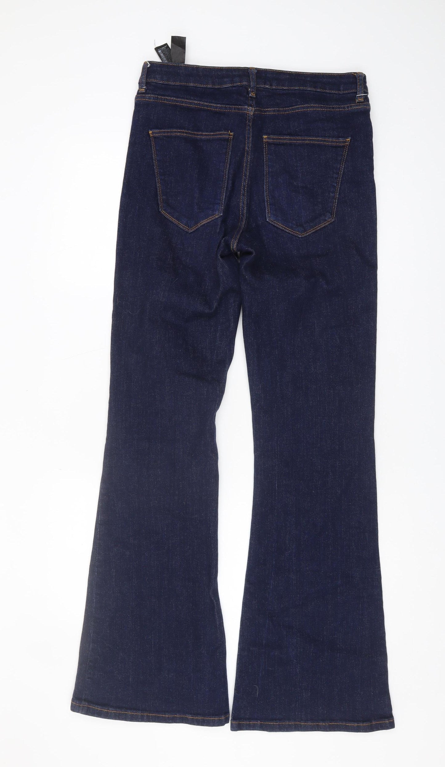 Zara Women's Blue Flared Jeans Size 12 Denim