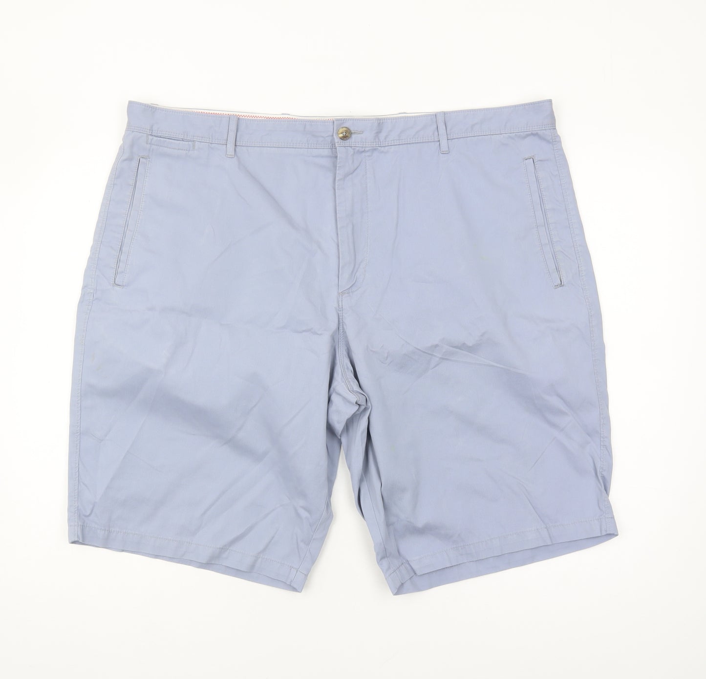 Marks and Spencer Men's Blue Chino Shorts Size 44