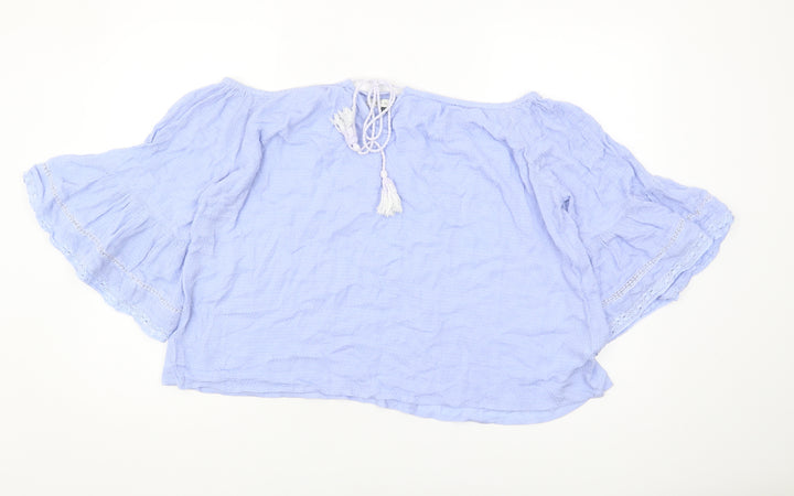 Maison de Nines Women's Blue Top Size 12