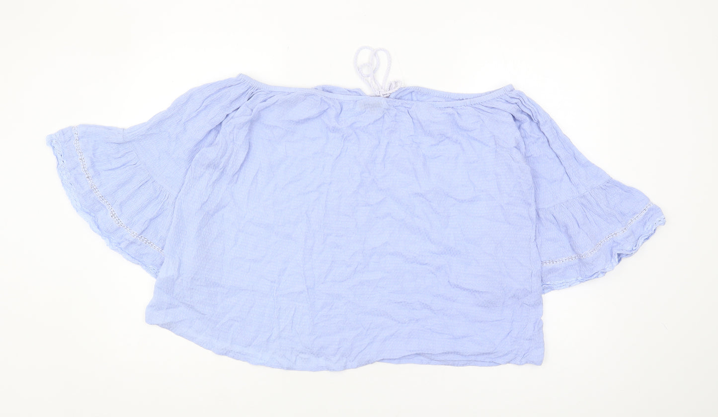 Maison de Nines Women's Blue Top Size 12