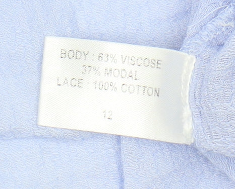 Maison de Nines Women's Blue Top Size 12