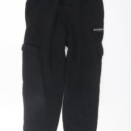 McKenzie Boys Black Cargo Trousers 13-15 Years Casual Wear