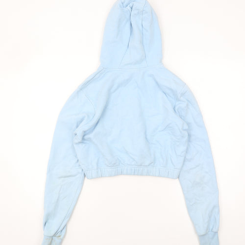 Ellesse Women's Blue Hoodie - Size 6, Logo, Casual
