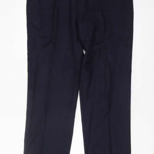 Marino Vicci Men's Black Trousers, Size 52
