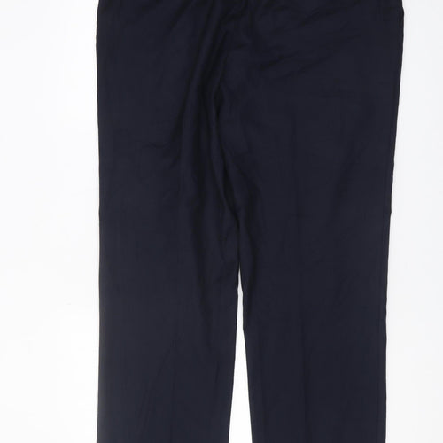 Marino Vicci Men's Black Trousers, Size 52