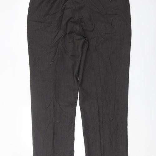 Marks and Spencer Men's Black Wool Dress Pants