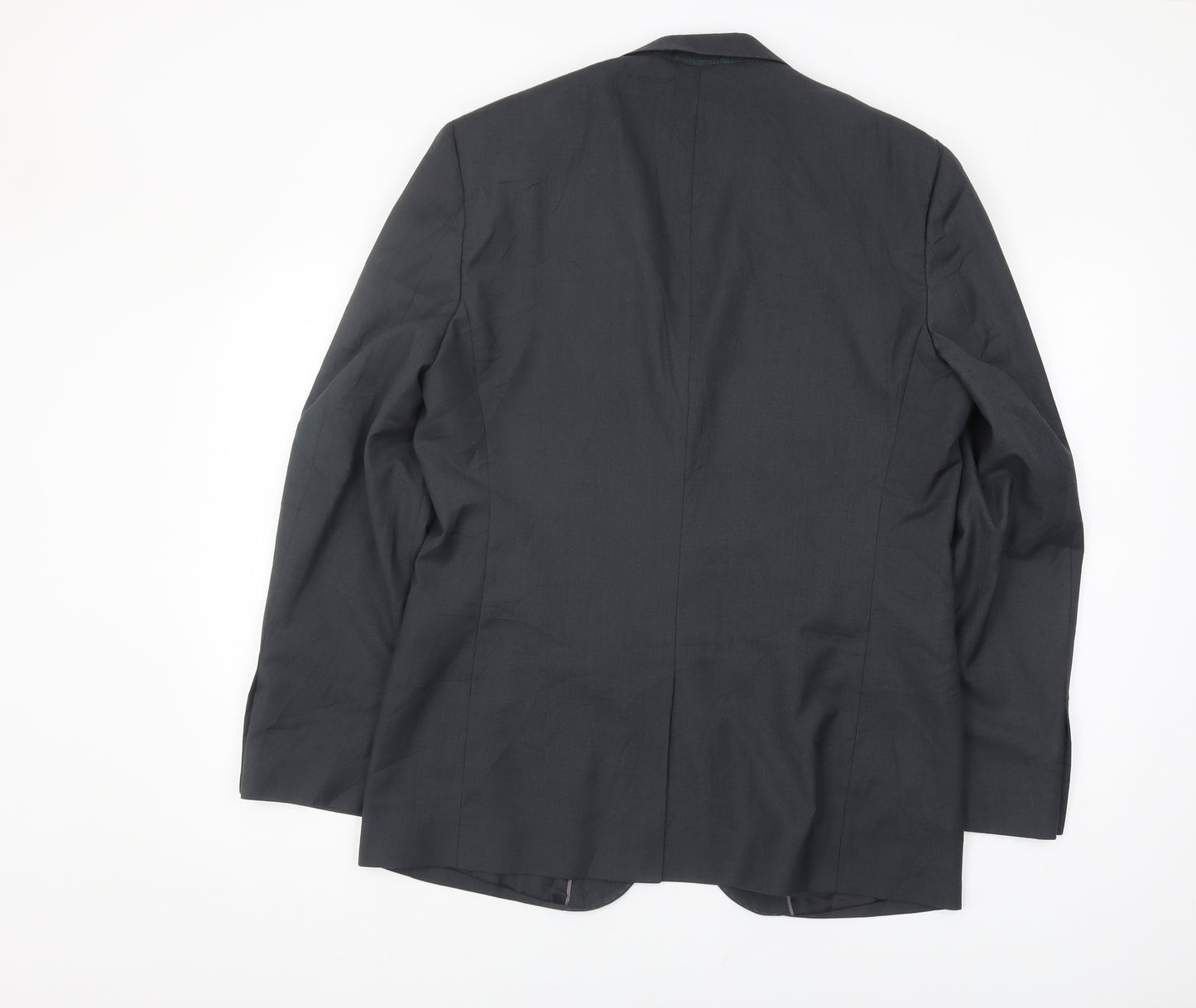 Tailor & Cutter Men's Black Wool Blazer, Size 38R