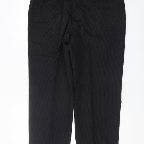 Debenhams Men's Black Wool Trousers, 36 Regular Fit
