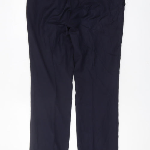 Chester Barrie Men's Black Wool Dress Pants 34R