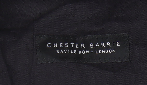 Chester Barrie Men's Black Wool Dress Pants 34R