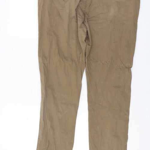 Crosshatch Men's Brown Chino Trousers 34S