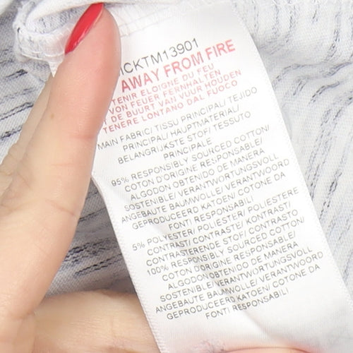 McKenzie Men's Blue Colourblock Sleeveless T-Shirt - L