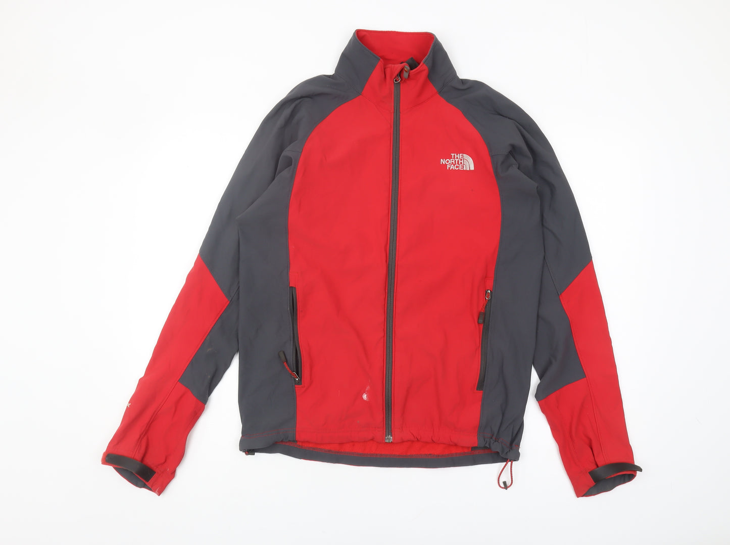 The North Face Men's Red Basic Jacket, Size S, Logo Accents