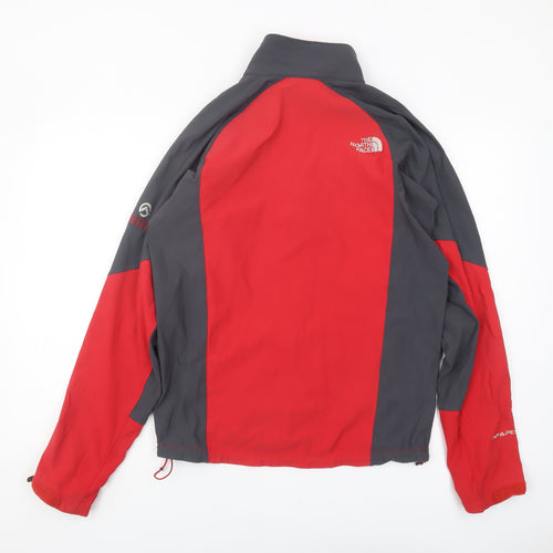 The North Face Men's Red Basic Jacket, Size S, Logo Accents