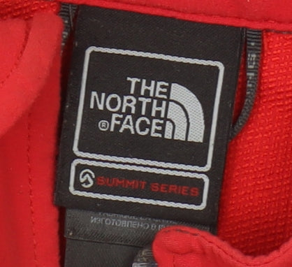 The North Face Men's Red Basic Jacket, Size S, Logo Accents