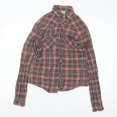 Pearly King Multicoloured Plaid Button-Up Shirt M