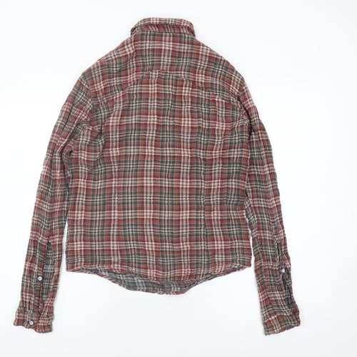 Pearly King Multicoloured Plaid Button-Up Shirt M