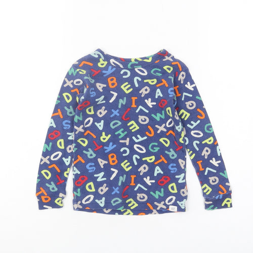 GAP Boys Multicoloured Graphic Print Long Sleeve T-Shirt 5Y