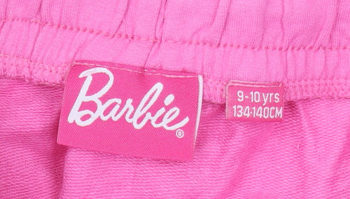 Barbie Girls Pink Skirt, 9-10 Years, Casual Logo Style