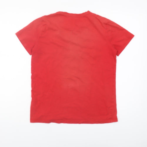 U.S. Polo Assn. Boys Red T-Shirt 12-13 Years Logo Casual